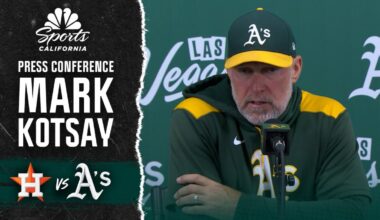 Mark Kotsay praises Shea Langeliers’ four-hit Athletics win – NBC Sports Bay Area & California