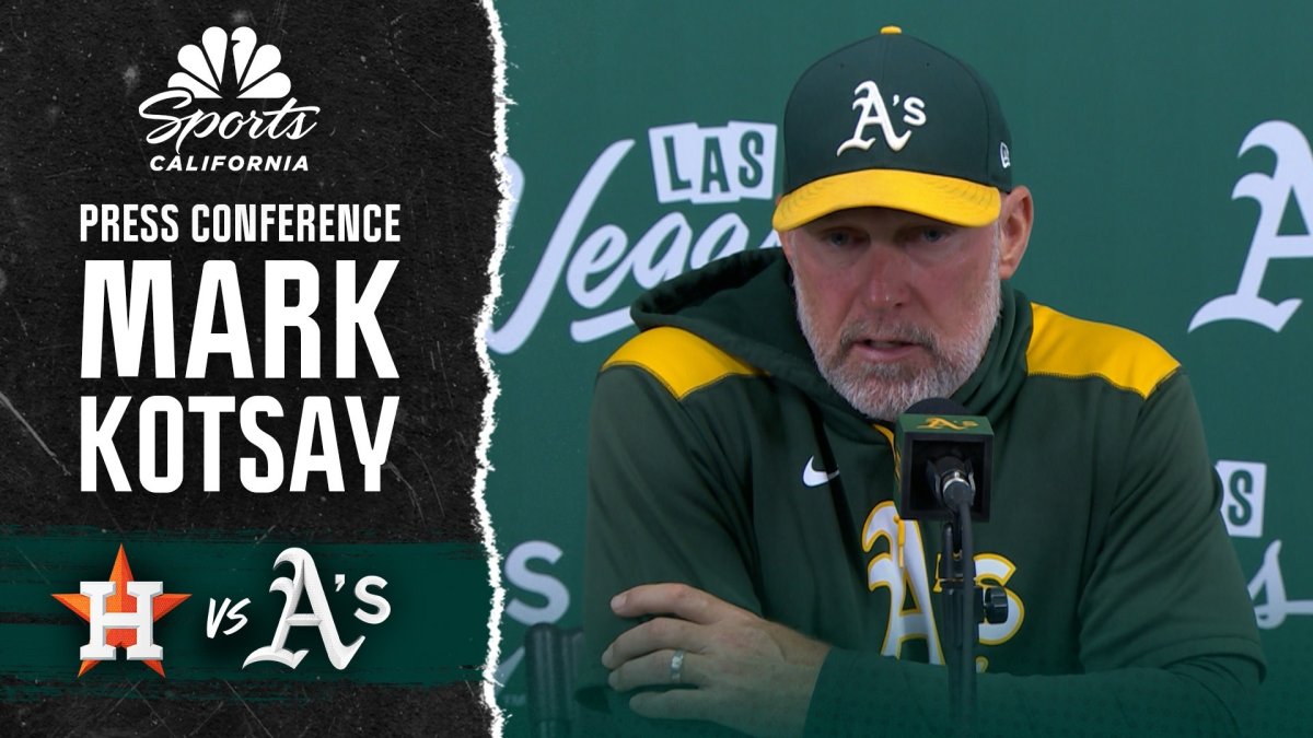 Mark Kotsay praises Shea Langeliers’ four-hit Athletics win – NBC Sports Bay Area & California