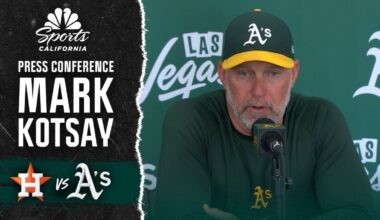 Mark Kotsay admires ‘unfazed’ Nick Kurtz in Athletics’ loss – NBC Sports Bay Area & California