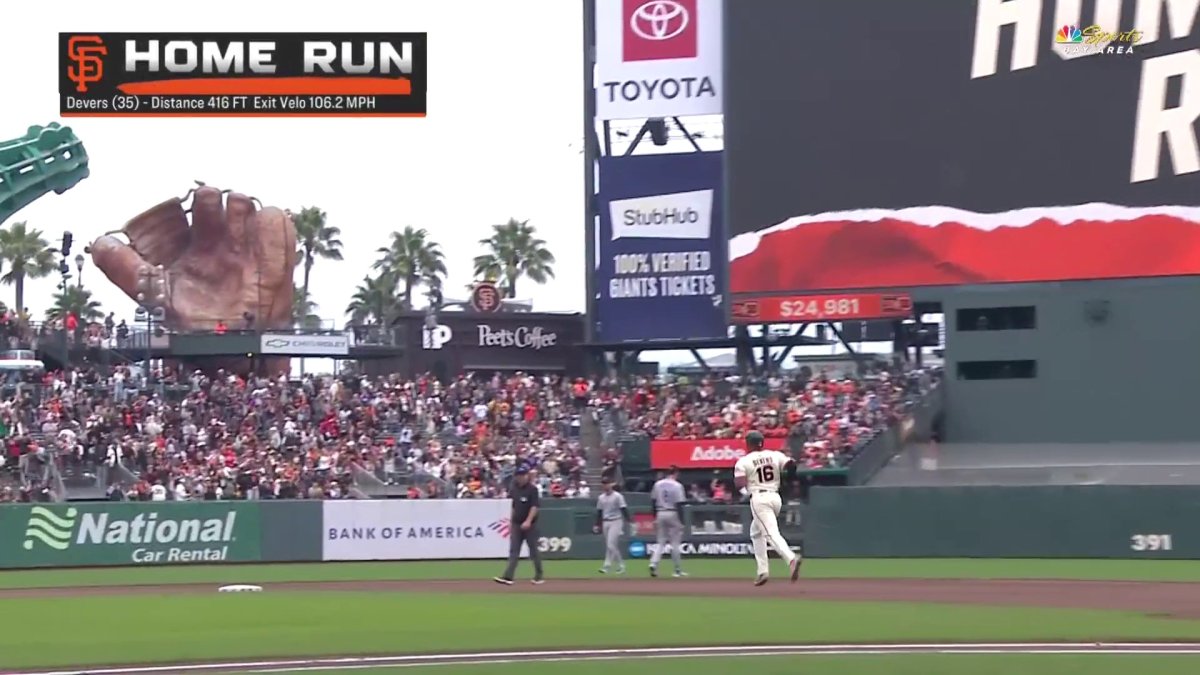 Giants’ Rafael Devers smashes 35th home run of 2025 MLB season – NBC Sports Bay Area & California