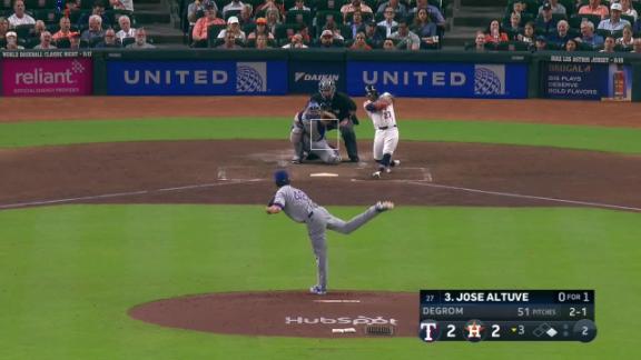 Altuve's homer lifts Astros to sweep Rangers, take AL West lead