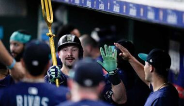 Cal Raleigh breaks Ken Griffey Jr.'s single-season home run record for Mariners
