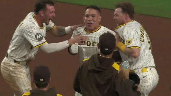 Fermin's 11th-inning single sends the Padres into the playoffs with 5-4 win over the Brewers