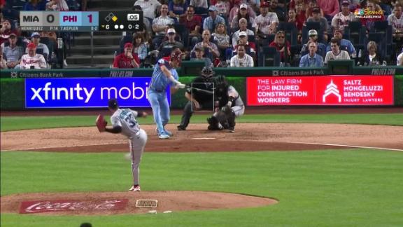 Phillies beat Miami 1-0, eliminating the Marlins from the wild-card race