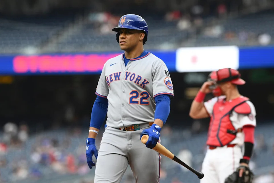 Mets fans are hoping major signings like the $765 million man Juan Soto can help the team end its four-decade World Series drought (AP)