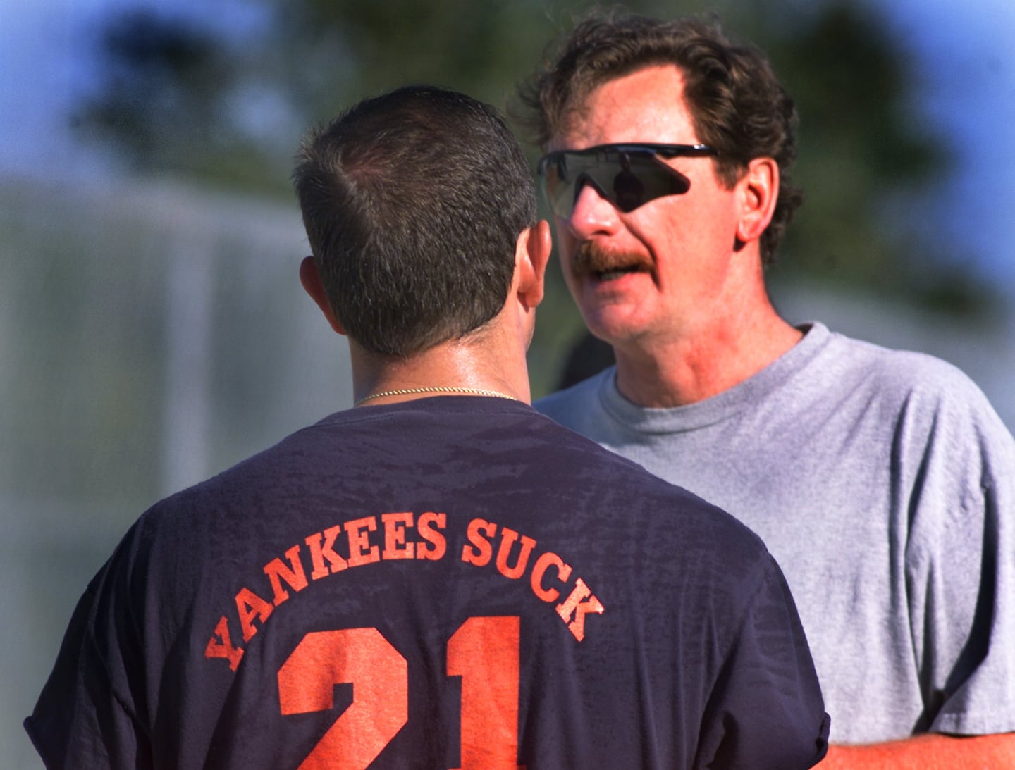 The rivalry was an all-year affair by 2001. Sox pitcher Bret Saberhagen let his teammates know what he thought of the Yankees while he was chatting with pitching coach Joe Kerrigan during Spring Training.
