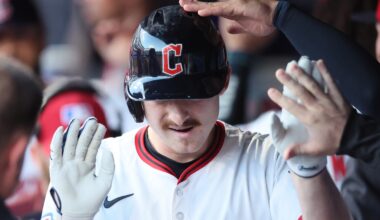 Kyle Manzardo balancing historic power pursuit against defensive growth for Guardians