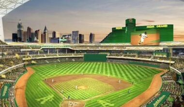 Oakland A's release images of new $1.5bn ballpark on Las Vegas strip ahead of move - Baseball - Sports