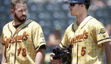 Giants like arrangement with Richmond, Flying Squirrels