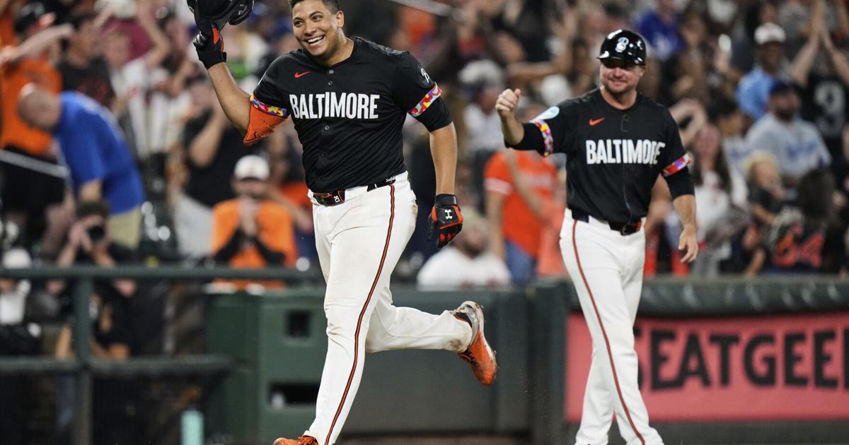 Rookie Basallo's walk off solo homer lifts Orioles past Dodgers 2-1 | Sports