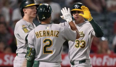 Athletics erupt for seven runs in third inning of a 10-4 win over Angels | Sports