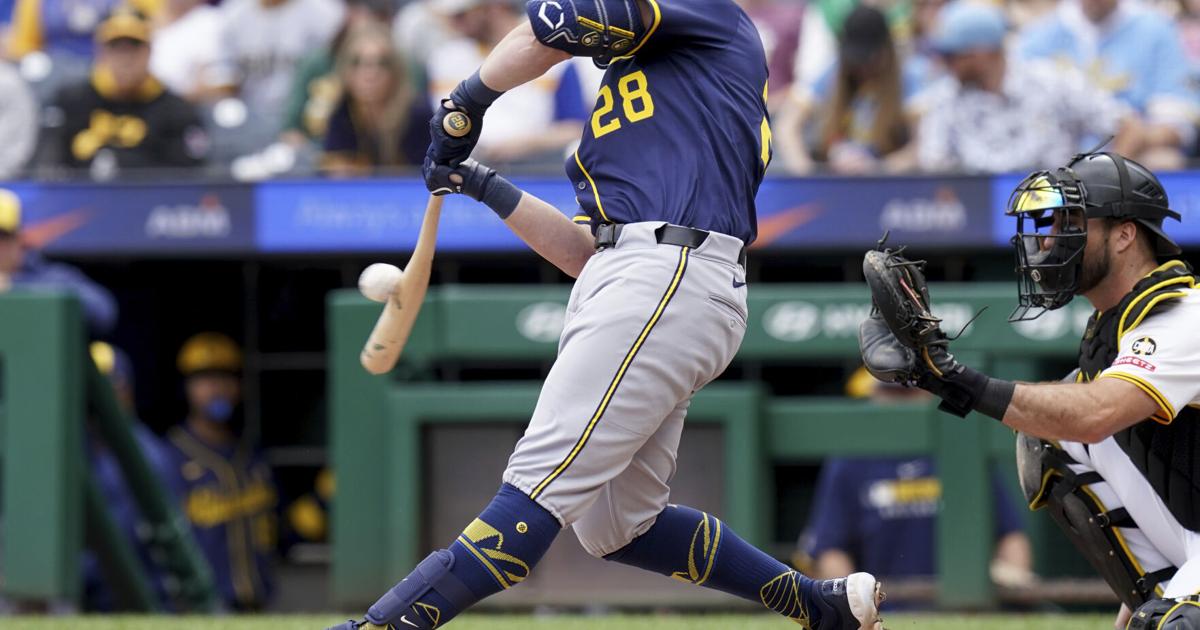 Vaughn has 4 hits, Misiorowski cruises as Brewers pounce on Pirates in 10-2 win for three-game sweep | Sports