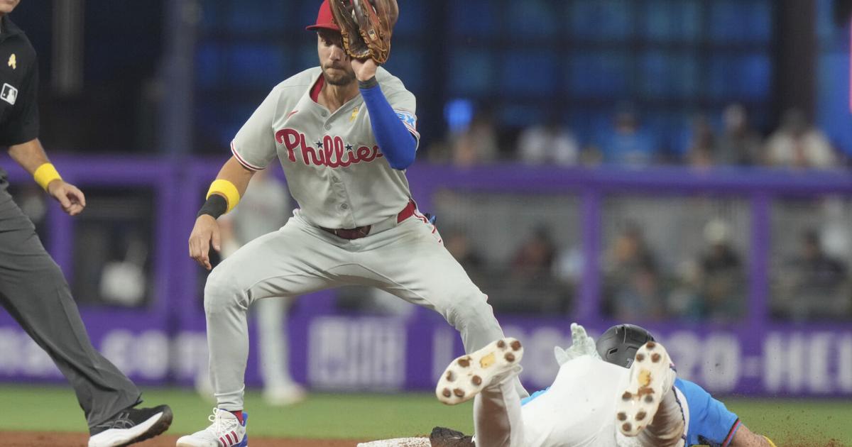 Phillies SS Trea Turner sidelined with a hamstring strain, could return in time for postseason | National Sports