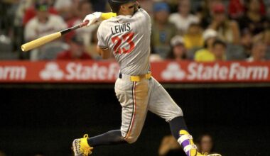 Royce Lewis hits 2 homers as Twins pound error-prone Angels 12-3 | MLB