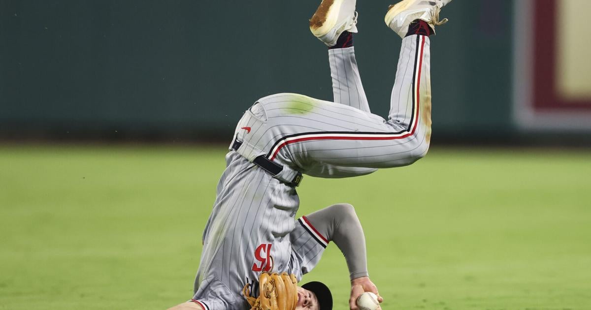 APTOPIX Twins Angels Baseball - New Castle News