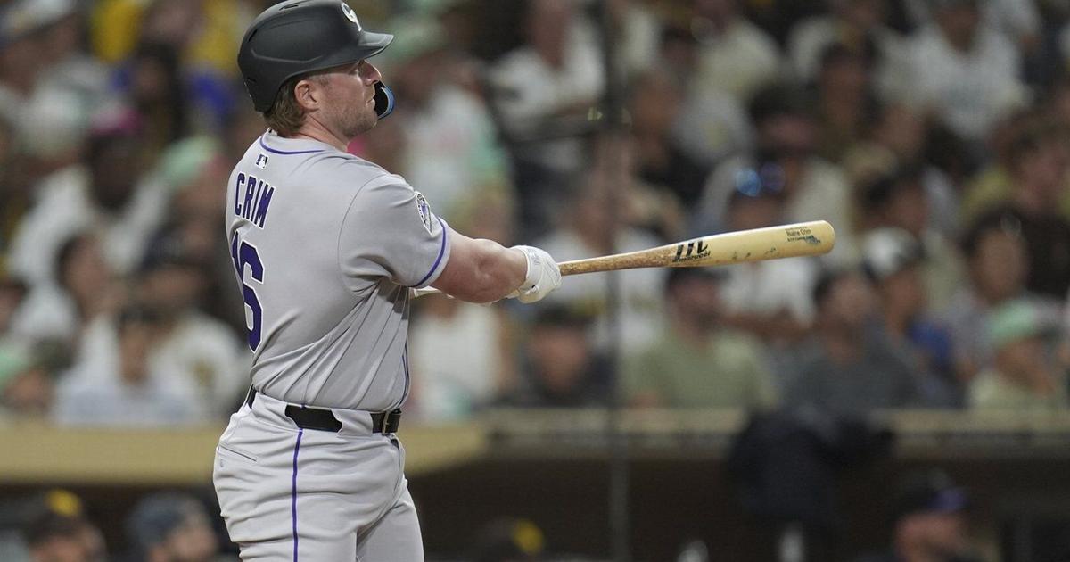 Rookie Crim homers for his 1st MLB hit as the Rockies beat the Padres 4-2 - Toronto Star