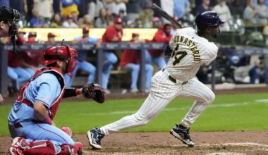 Playoff-bound Brewers rally from 5 runs down to beat skidding Cardinals 9-8 in 10 innings | MLB