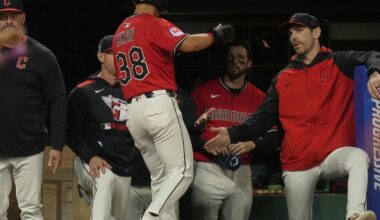 C.J. Kayfus' homer in 8th inning propels Guardians to 3-2 victory over Royals | National Sports