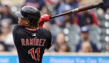 Guardians beat Twins for 9th straight win, move 1 1/2 games behind division lead | MLB