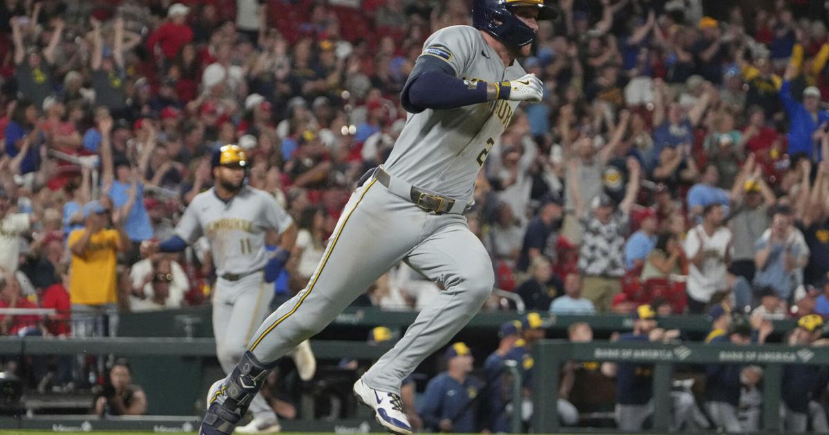 Turang has RBI single in 10th as Brewers beat Cardinals 3-2, cut magic number for division to 1 | National Sports
