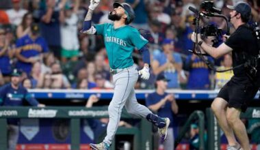 Crawford's grand slam and Raleigh's 58th homer lead Mariners to sweep over Astros