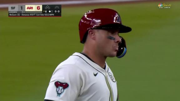 Perdomo and Gallen help surging Diamondbacks inch closer in playoff race with 8-1 win over Giants