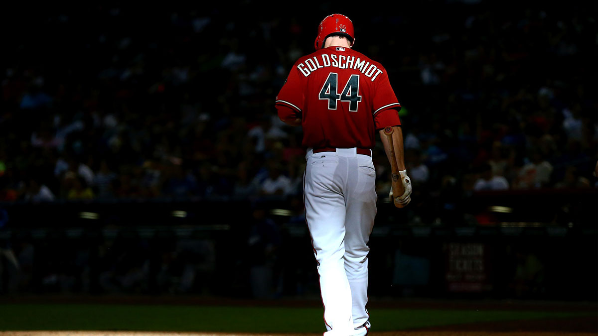 Arizona Diamondbacks first baseman Paul Goldschmidt against the Los Angeles Dodgers at Chase Field. 