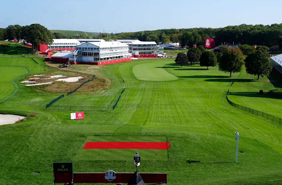 A view of the 1st tee at Bethpage Black. (David Davies/PA Images via Getty Images)