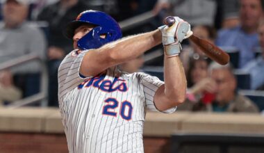 Mets announce Wednesday lineup vs Padres. What is Francisco Alvarez's status