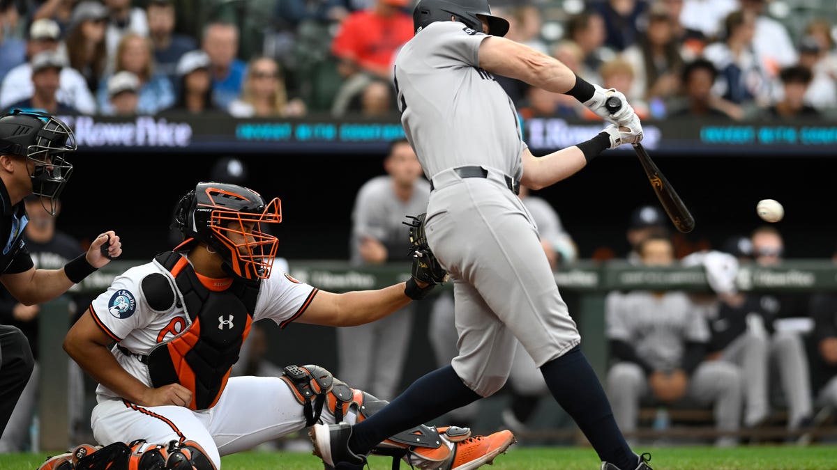 Ben Rice grand slam lifts Yankees to victory over Orioles