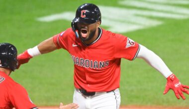Guardians score vs Tigers, Cleveland wins, leads AL Central alone