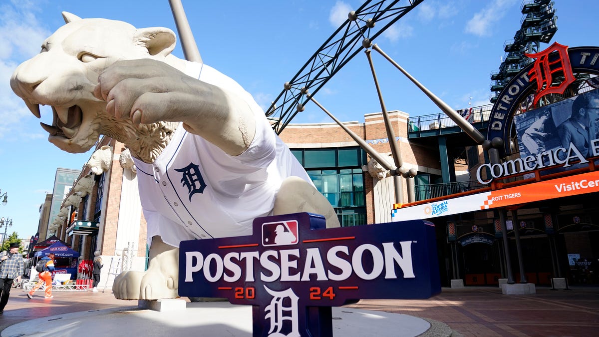 Tigers Guardians playoff schedule for 2025 MLB postseason bracket