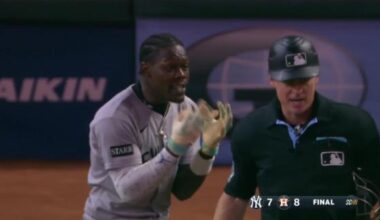 Astros walk their way to 8-7 comeback win over Yankees