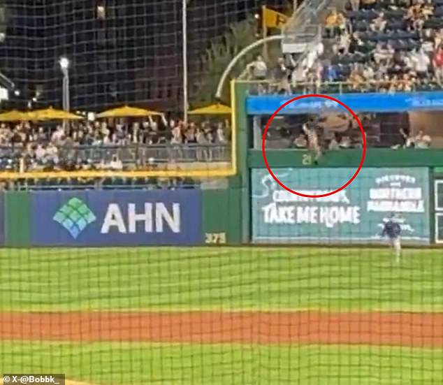 Kavan Markwood nearly died in April when he fell over an outfield wall at PNC Park