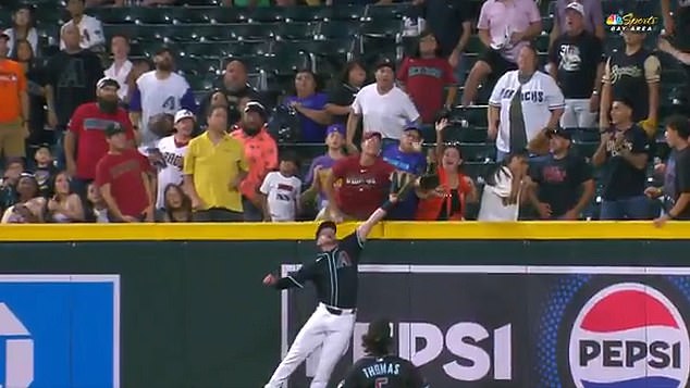 The ban comes after McCaskill interfered with play during the game against the Giants