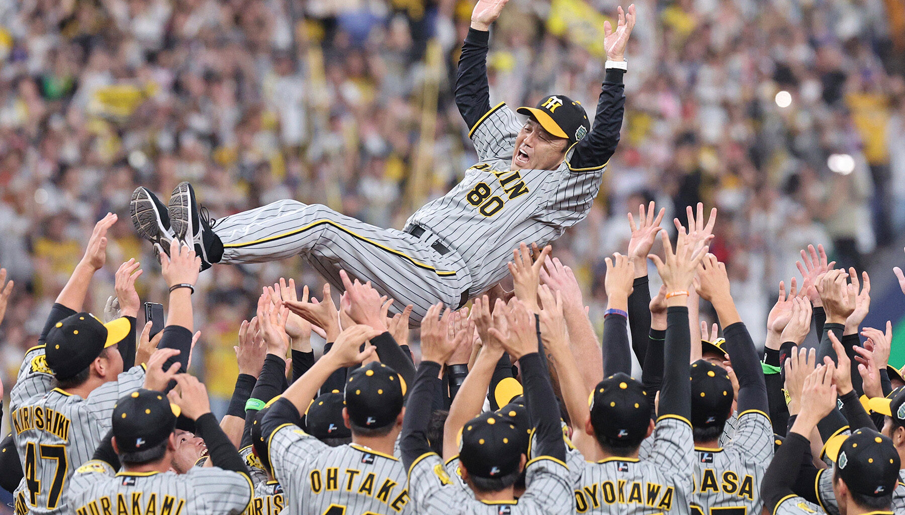 Hanshin Tigers Coast to Central League Pennant, Set Sights on October