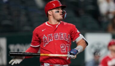 Mike Trout scratched from Angels’ lineup with skin infection – Orange County Register