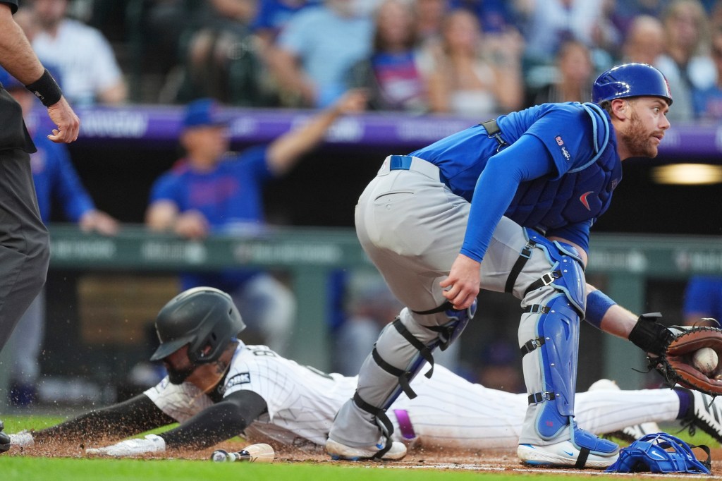 Cubs find just enough offense, win fifth in a row against Rockies this season – The Denver Post