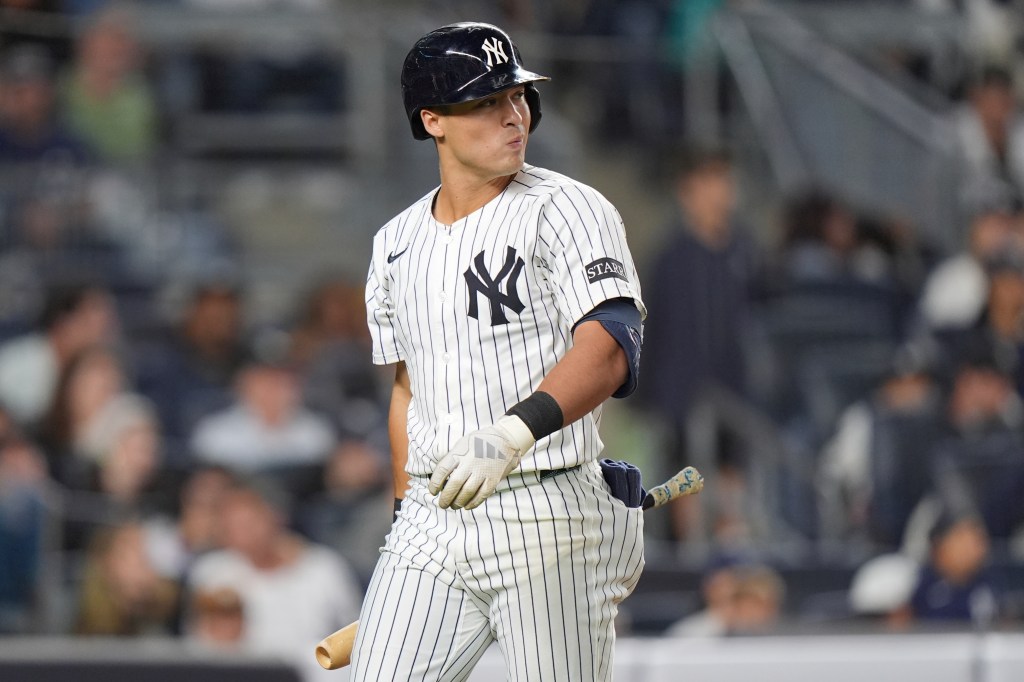 Yankees not blaming Volpe’s poor performance on shoulder injury