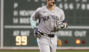 Aaron Judge passes Joe DiMaggio on Yankees’ all-time home run list