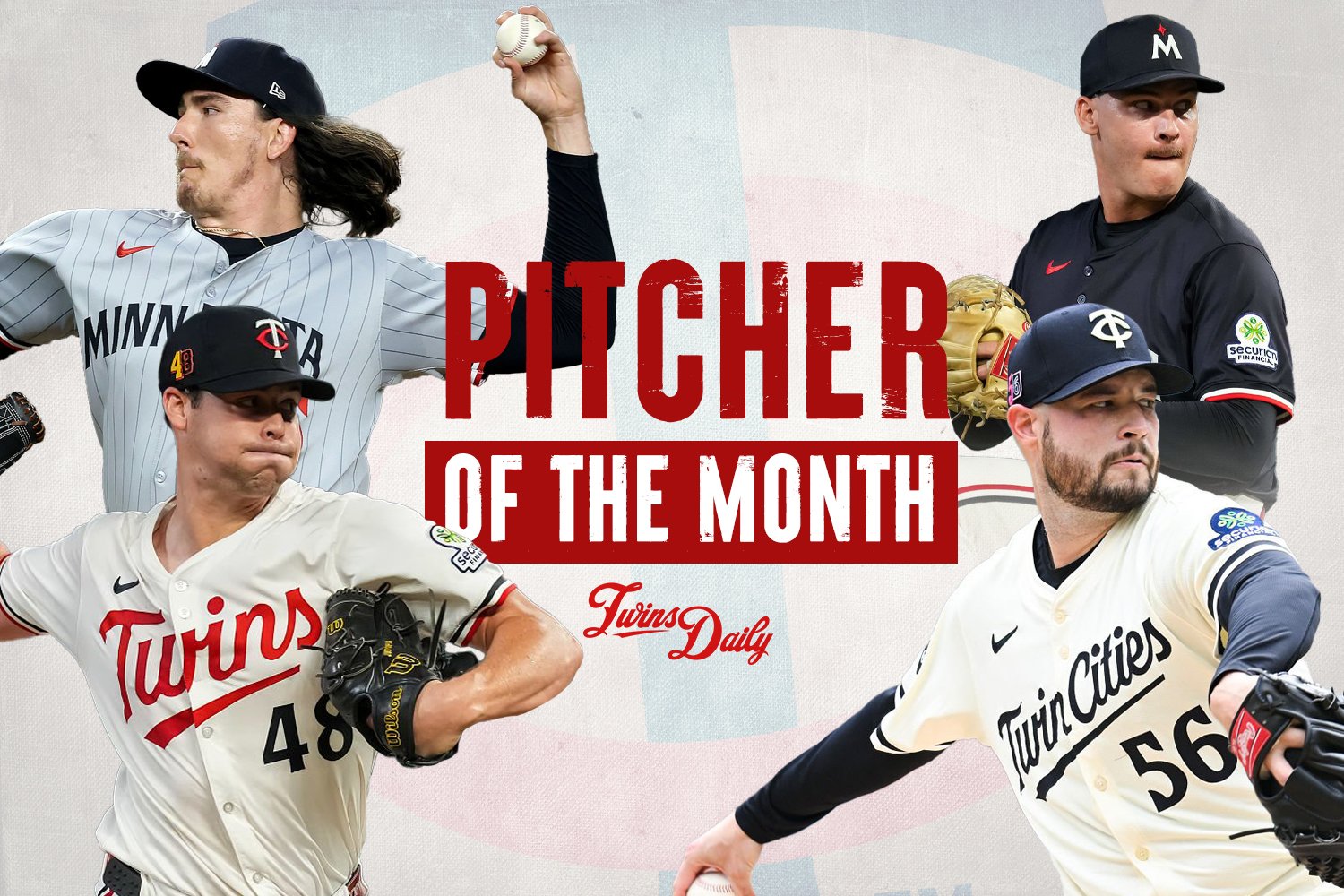Minnesota Twins Pitchers of the Month - August 2025 - Twins