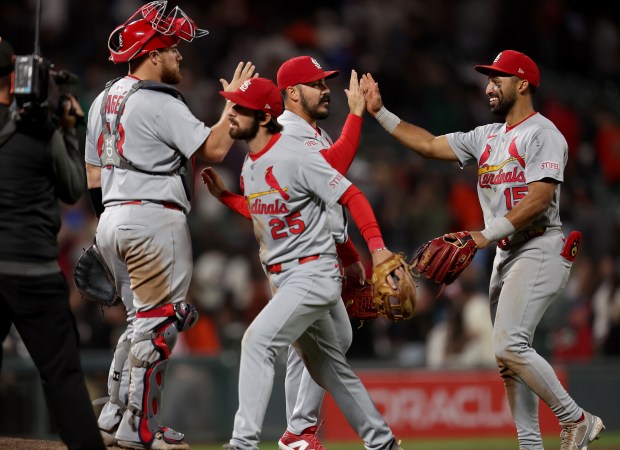 St. Louis Cardinals second baseman José Fermín #15 relief pitcher...