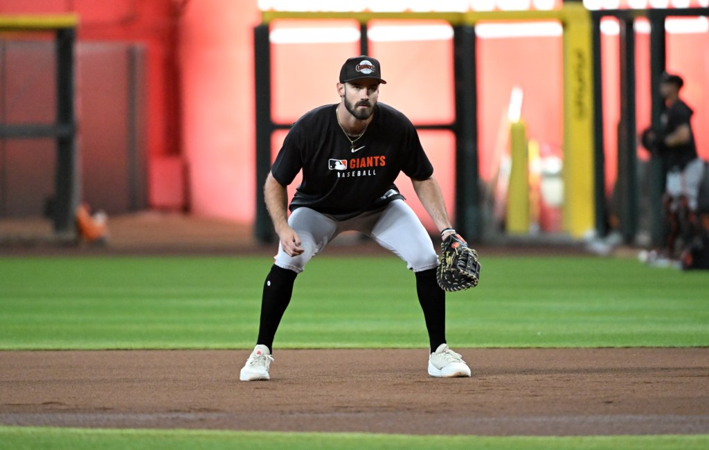 Top prospect, former Red Sox star get looks as SF Giants' first baseman