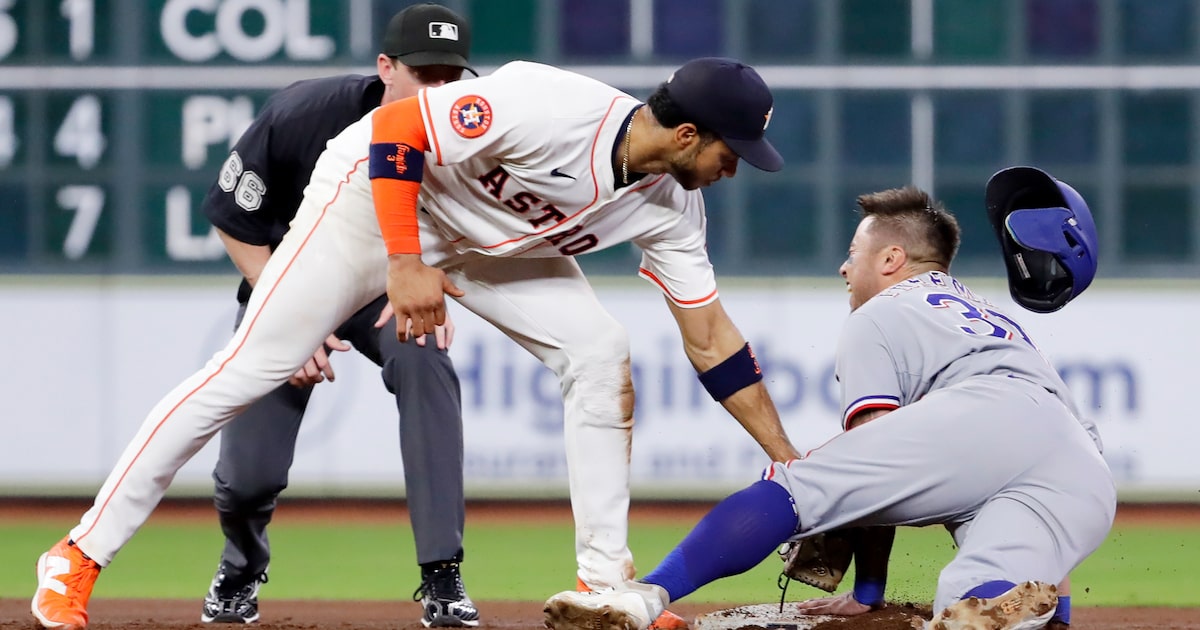 Rangers’ surprising playoff push ends with thud as Astros put final nail in Texas’ coffin