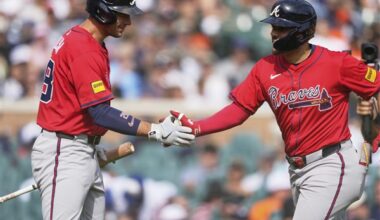 Surging Braves rally past reeling Tigers for 6-5 victory