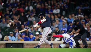 Chicago Cubs lost to Atlanta Braves at Wrigley Field