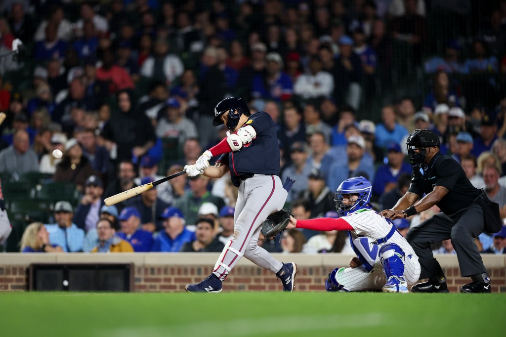 Chicago Cubs lost to Atlanta Braves at Wrigley Field