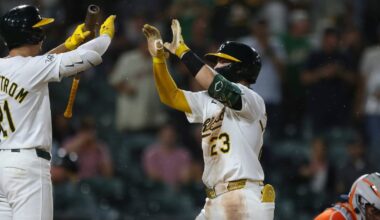 Shea Langeliers has HR among 4 hits, Tyler Soderstrom also goes deep as Athletics beat Astros