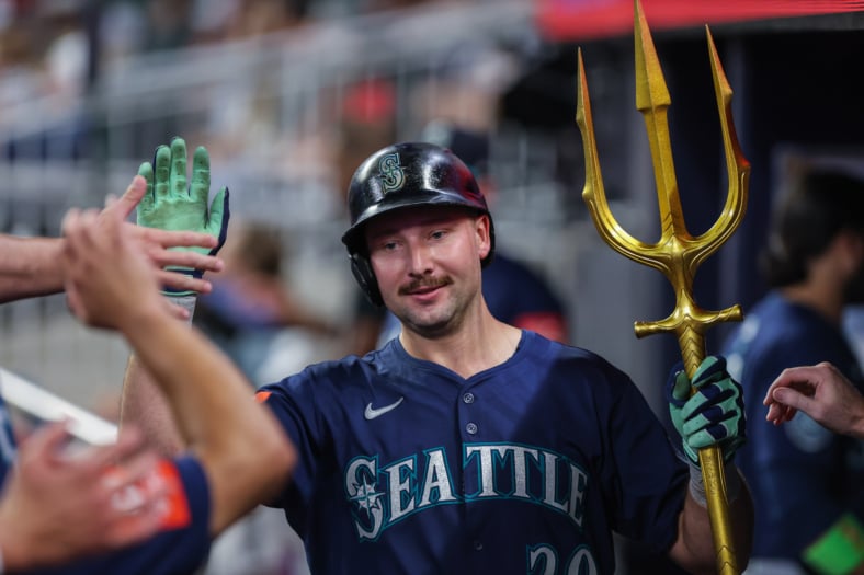 Seattle Mariners catcher Cal Raleigh