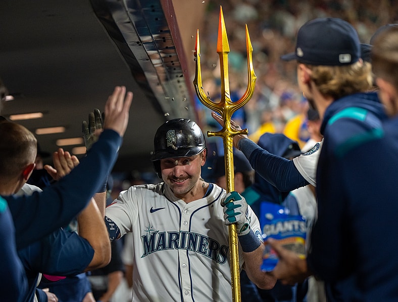 Seattle Mariners catcher Cal Raleigh